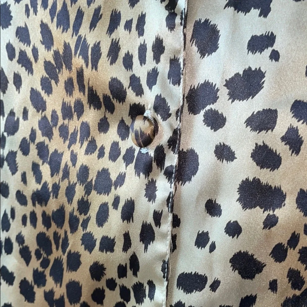 Victoria's Secret Leopard Print Pajama Set - Brown and Black - Picture 5 of 7